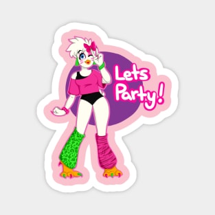 Funtime Chica Transparent Magnet for Sale by dongoverlord