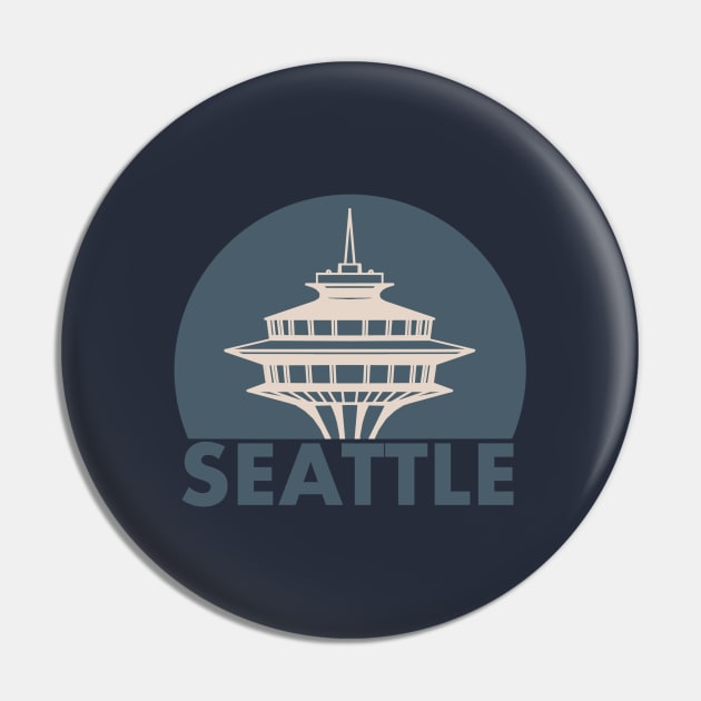 Seattle - Space Needle Pin by Tanimator