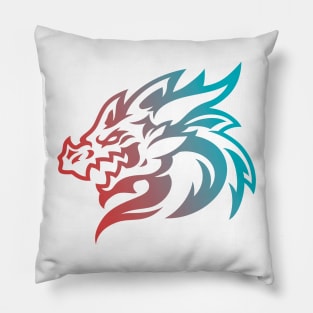 Dragonpunk Colors Pillow