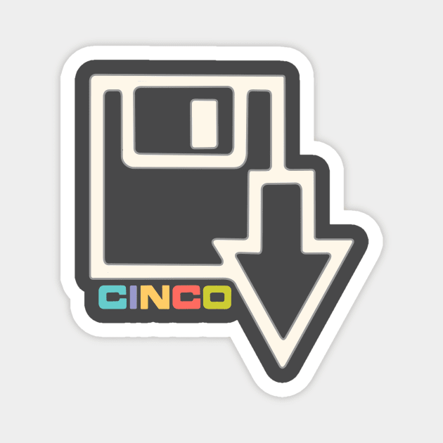 Cinco The MIDI Organizer Icon Magnet by gigglelumps