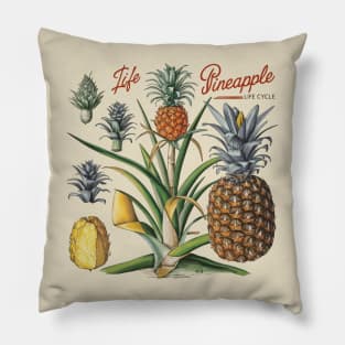 Vintage Pineapple Botanical Pillow