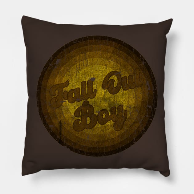 Vintage Style -Fall Out Boy Pillow by testerbissnet