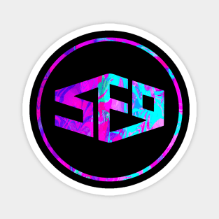 SF9 Logo Abstract Purple Magnet