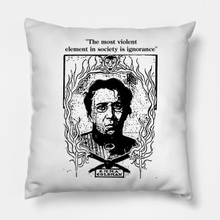 Emma Goldman: Violent Element Pillow