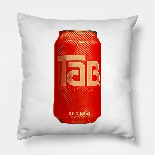 TAB Cola RIP Pillow by karutees