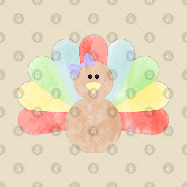 Thanksgiving Turkey with bow by MidnightSky07