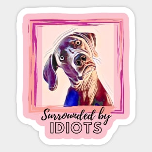 Im Surrounded By Idiots Novelty Sticker Decal