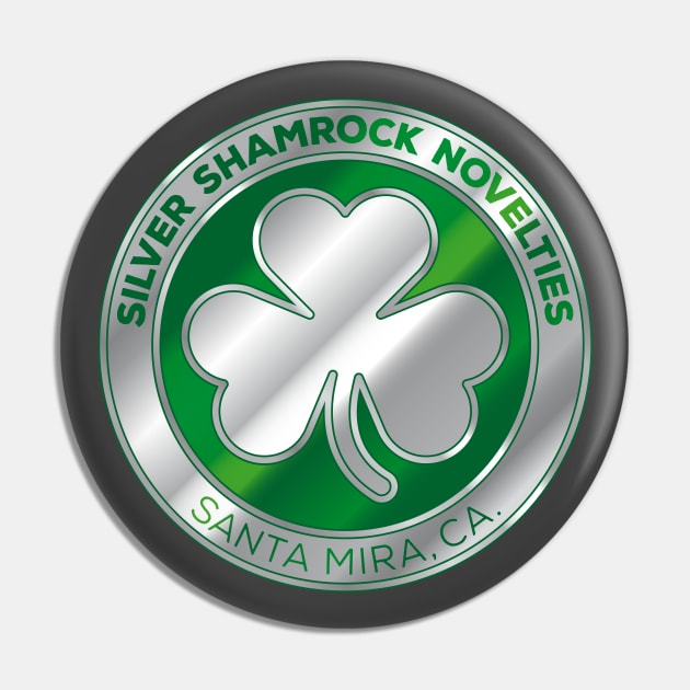 Silver Shamrock logo Pin by andrew_kelly_uk@yahoo.co.uk