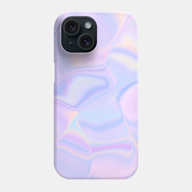 Purple Abstract Iridescent Phone Case by Trippycollage