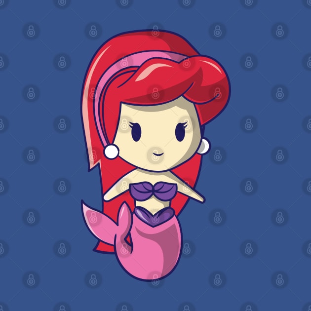 Cute Little Mermaid Princess by GuavanaboyMerch