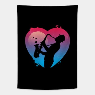 Romantic Sax Tapestry