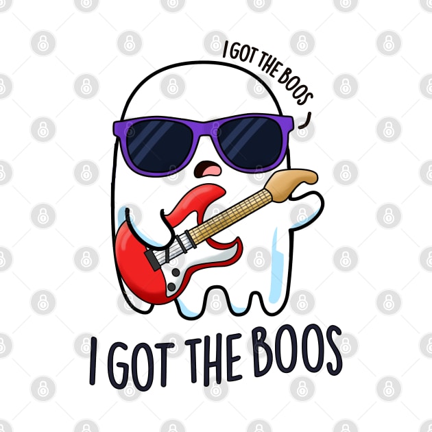 I Got The Boos Cute Halloween Music Ghost Pun by punnybone