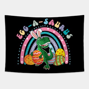 Egg A Saurus Easter Bunny Dinosaur TRex Tapestry