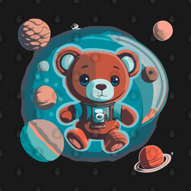 Space Explorer Teddy Bear by 365inspiracji