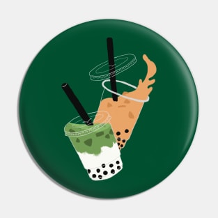 Matcha vs Thai Tea Pin