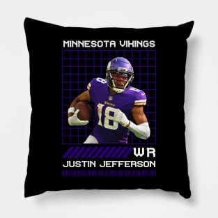 JUSTIN JEFFERSON - WR - MINNESOTA VIKINGS Pillow