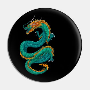 Japanese fantasy dragon Pin