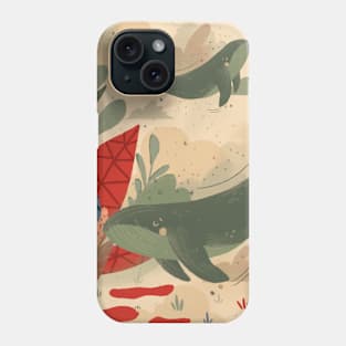 Whales Of The Deep Phone Case