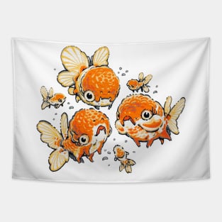 Goldfish with Legs Tapestry