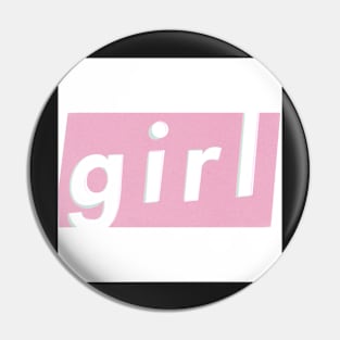 Pink Girl Pin