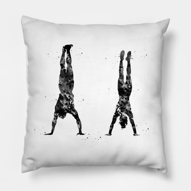 Handstand Pillow by erzebeth