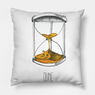 Hourglass desert Pillow