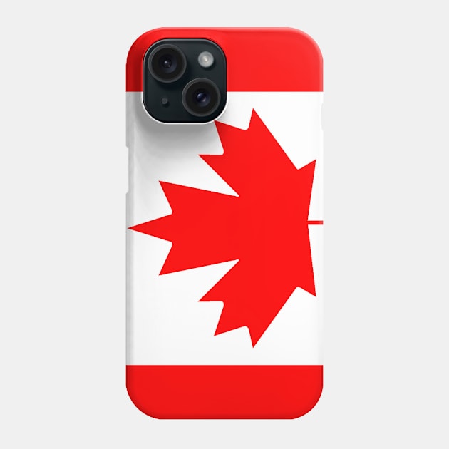 Flag of Canada Phone Case by Spacestuffplus