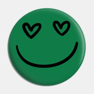 Green GUY smiling shirt Pin