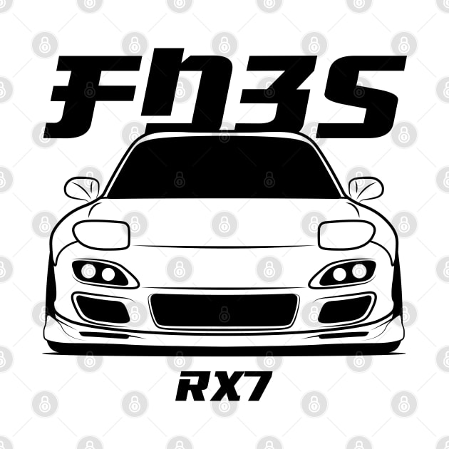 Front RX7 fd3s by GoldenTuners