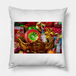 First Christmas Still Life Pillow