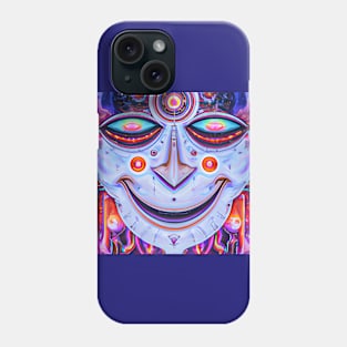 Dosed in the Machine (10) - Trippy Psychedelic Art Phone Case