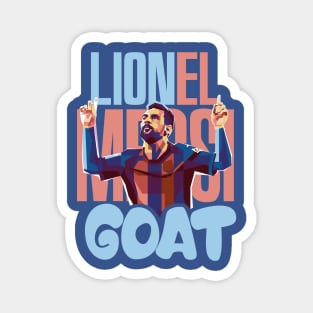 lion el messi wpap Magnet