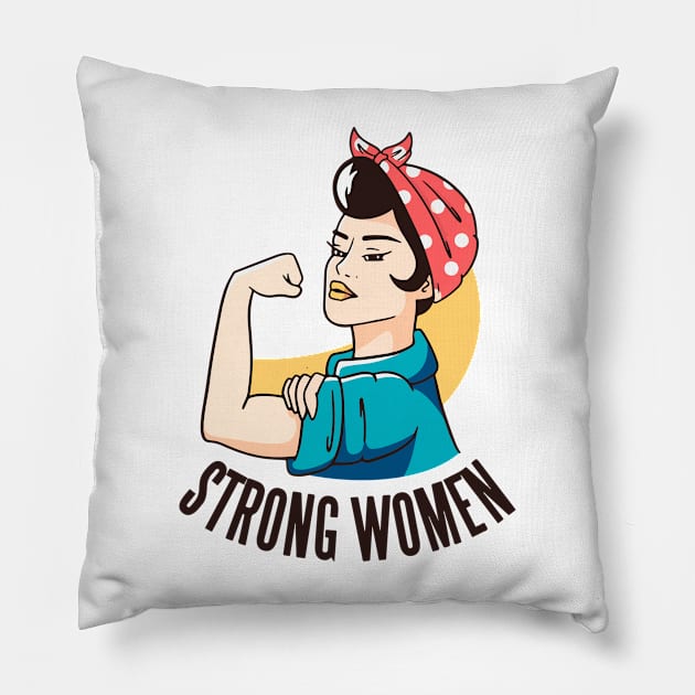 Womens Day Pillow by timegraf