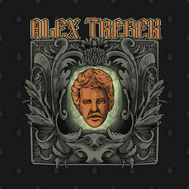 Alex Trebek - Retro Vintage Design by margueritesauvages