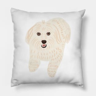 Cute Puppy Smiling Pillow