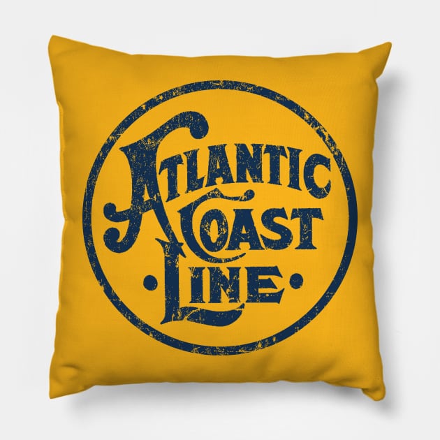 Atlantic Coast Line Pillow by MindsparkCreative