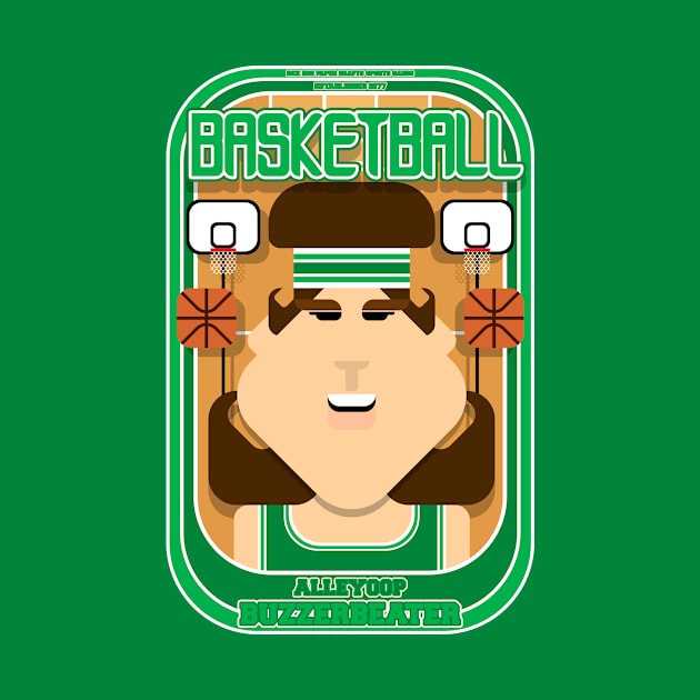 Basketball Green - Alleyoop Buzzerbeater - June version by Boxedspapercrafts