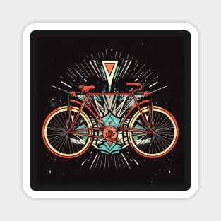 Vintage bicycle illustration Magnet