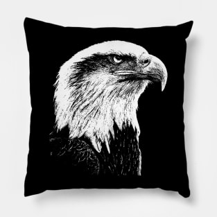 Eagle / Risograph Artwork Pillow