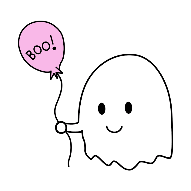 Cute ghost - Boo! by JosanDSGN