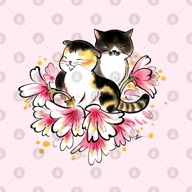 Sakura cats lover by juliewu