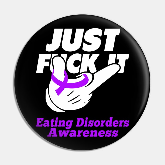 Eating disorders Awareness Warrior Support Eating disorders Gifts Pin by ThePassion99