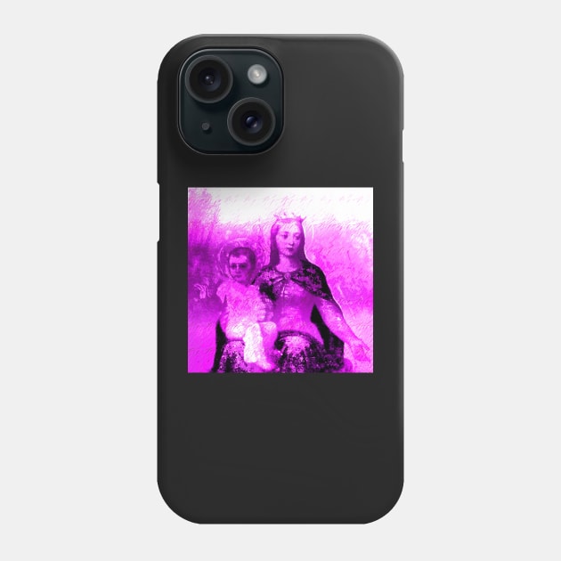 Mother Mary and child Jesus Phone Case by mindprintz