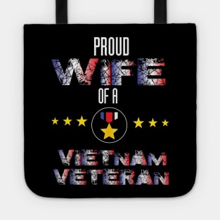 Proud wife of a vietnam veteran Tote