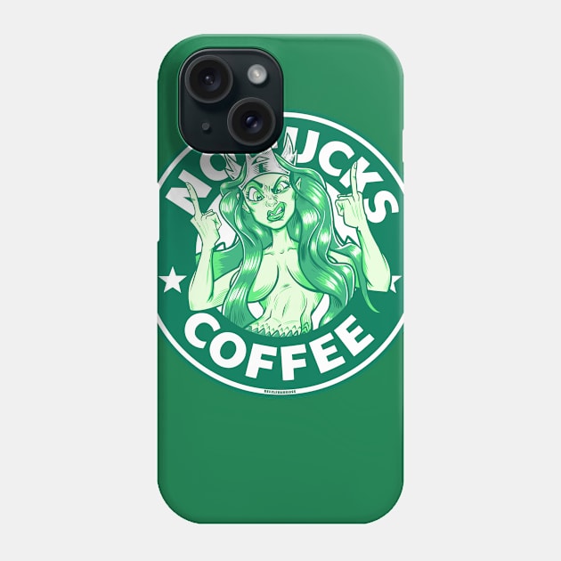 No F*cks Coffee Phone Case by BeezleBubRoss