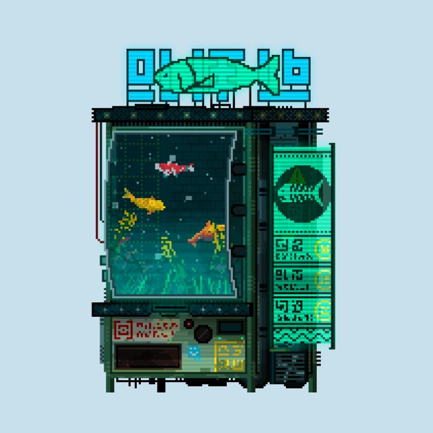 Cyberpunk Koi Machine by seppuku_doge