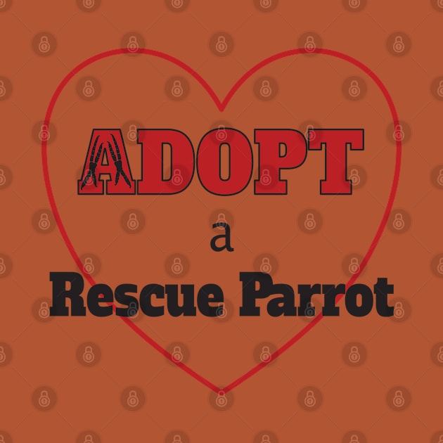 Adopt a Rescue Parrot by Einstein Parrot