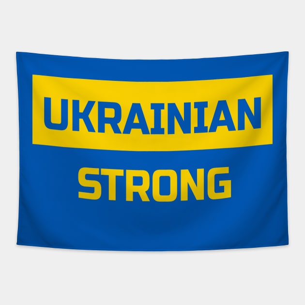 Ukranian Strong Tapestry by j2artist