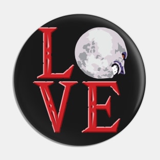 Love Moon Pin