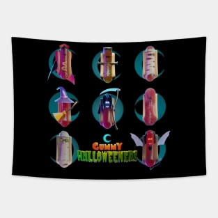 Gummy Halloweeners Tapestry